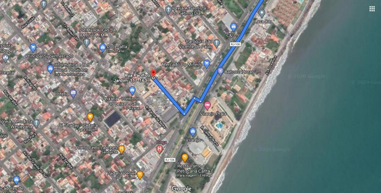 Apto a 300 metro da praia - WIFI 200MB - Netflix - Cozinha equipada - Ar condicionado Rio das Ostras Exterior foto